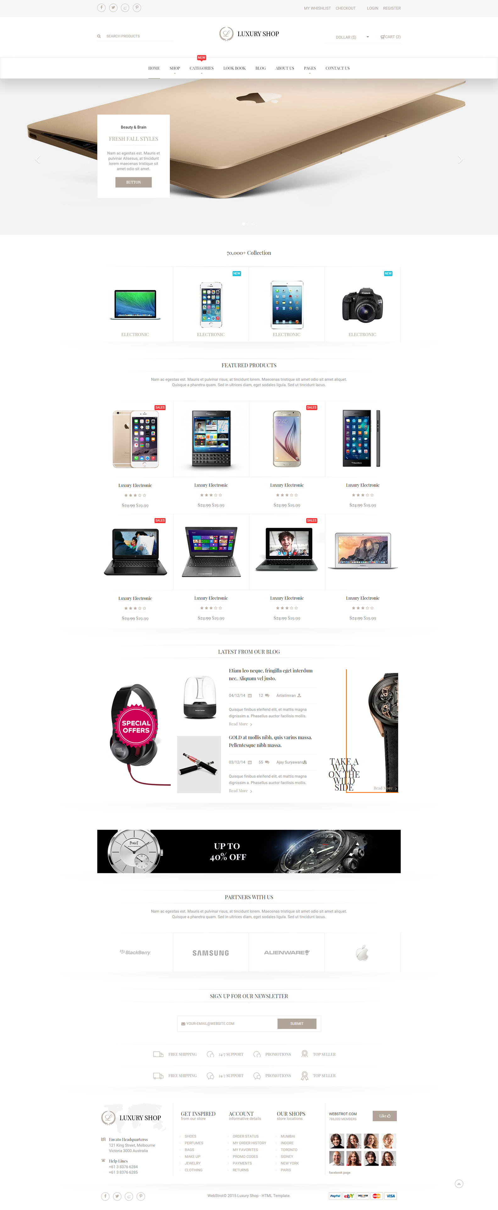 Luxury Gadgets Shop